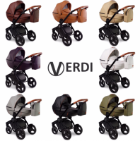Verdi Futuro Cuba Black bērnu rati